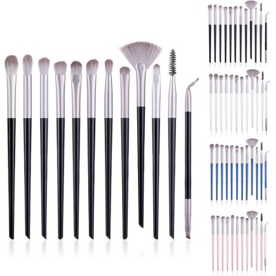 2021 12 PCS free Sample Eyeshadow eye blending details cream cheap price best make up brushes Custom Eye makeup brush set