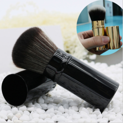 Luxury Professional Facial Beauty Tools Large Box With Factory Price And Customized Gold Black Small Travel Loose Powder Brush